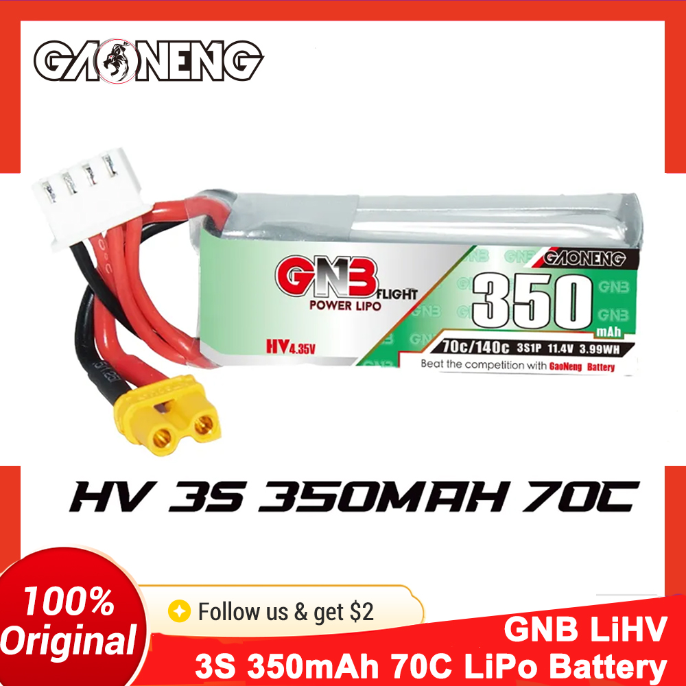Fpv Drone Goggles - 가오넝 GNB 350mAh 3S 70C 리포