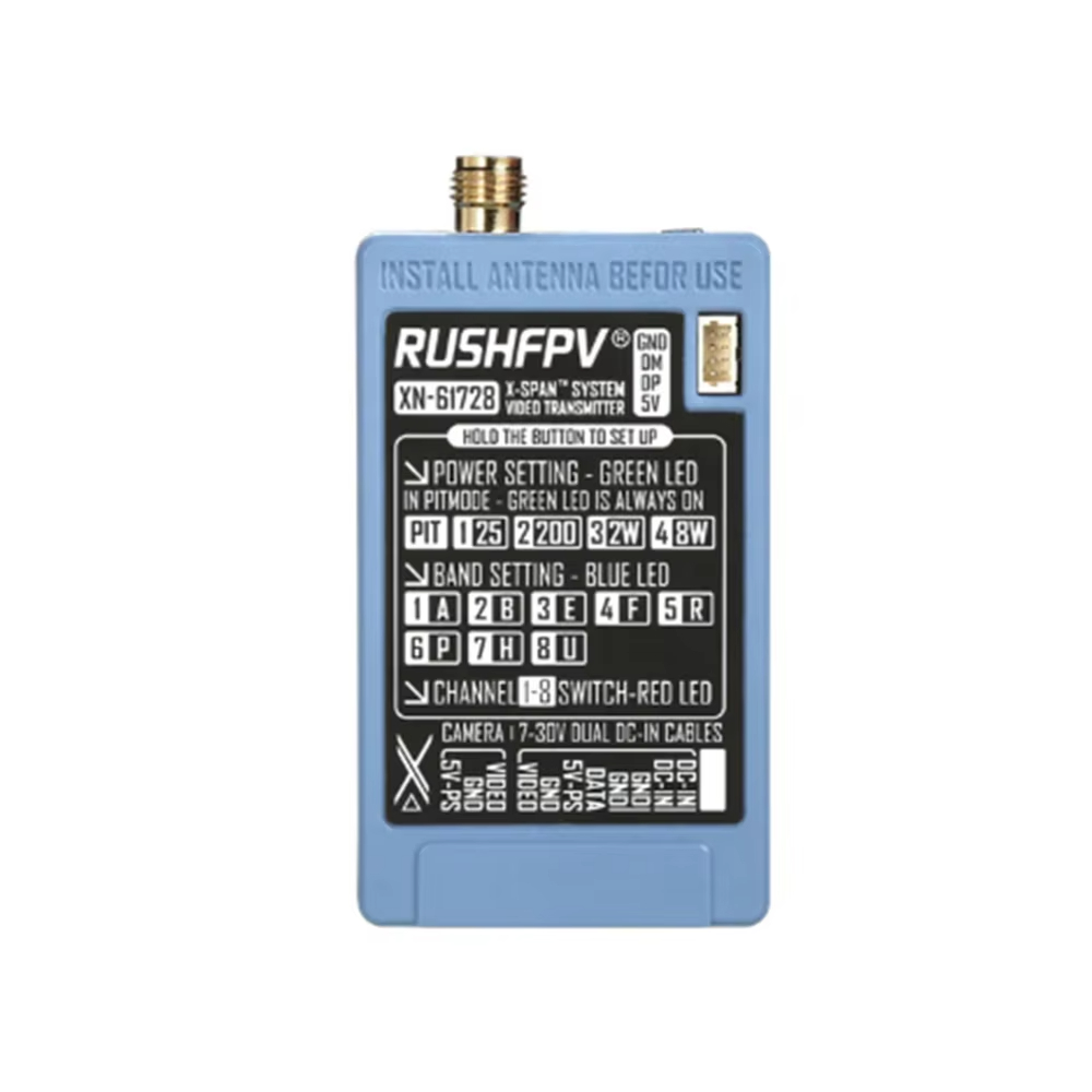 RUSHFPV 6.1‑7.2G 8W X61728 VTX - Fpv Drone Vtx 리뷰 및 가격